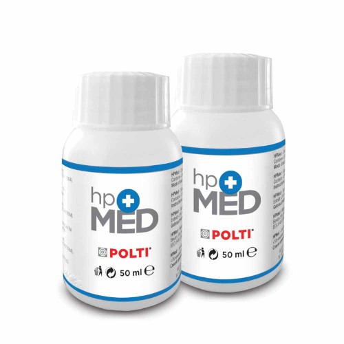 Detergent eliminujący nieprzyjemne zapachy HPMED do dezynfektorów parowych Polti 2x 50ml