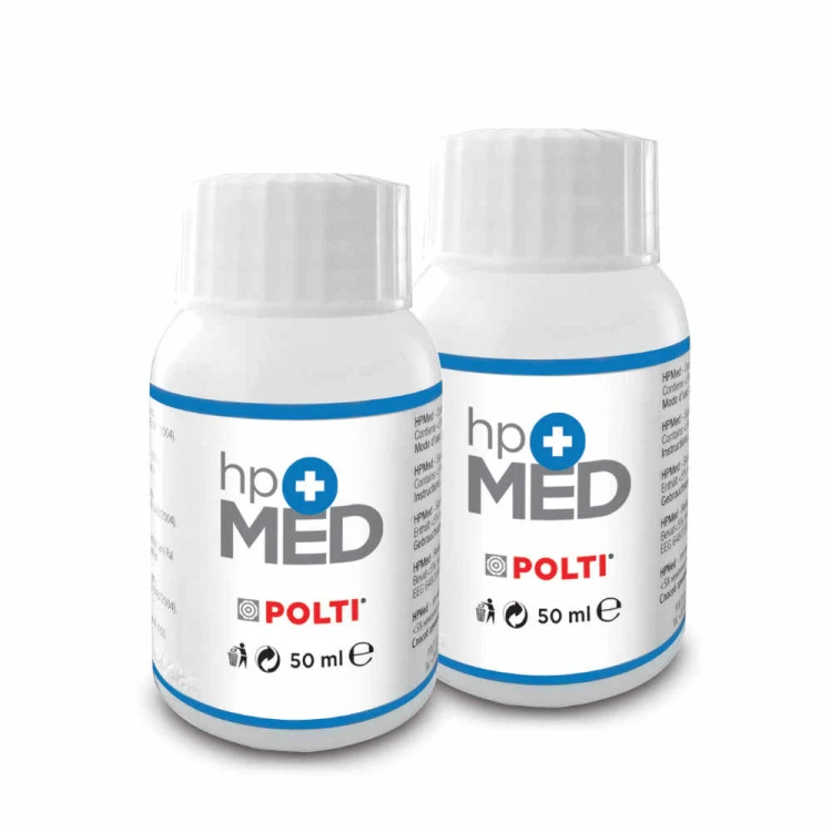 Detergent eliminujący nieprzyjemne zapachy HPMED do dezynfektorów parowych Polti 2x 50ml