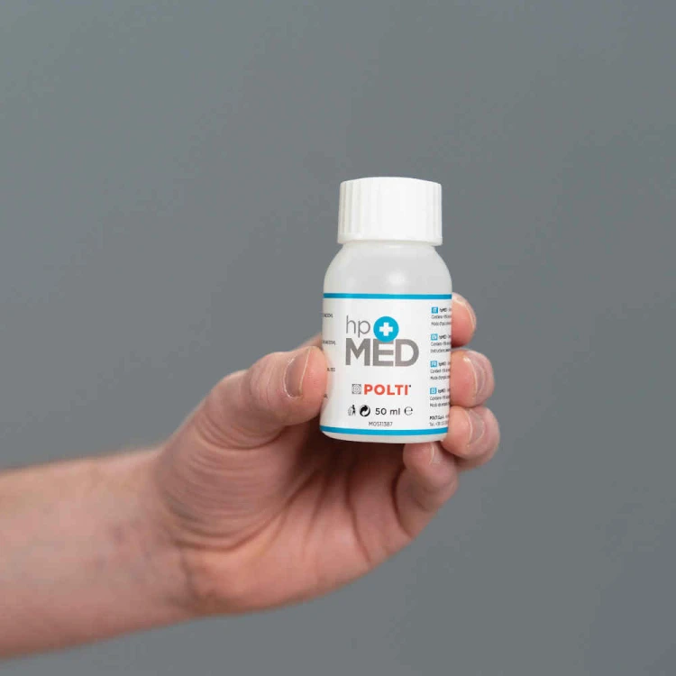 Detergent eliminujący nieprzyjemne zapachy HPMED do dezynfektorów parowych Polti 2x 50ml